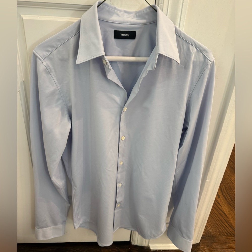 Theory Men's Periwinkle Dress Shirt